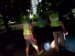 校区内夜間巡視.JPG